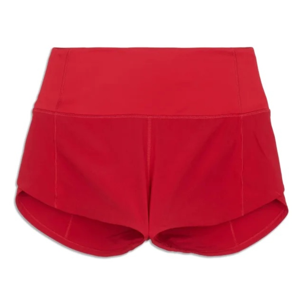 lululemon Speed Up Short - 2.5”, size 4, red
